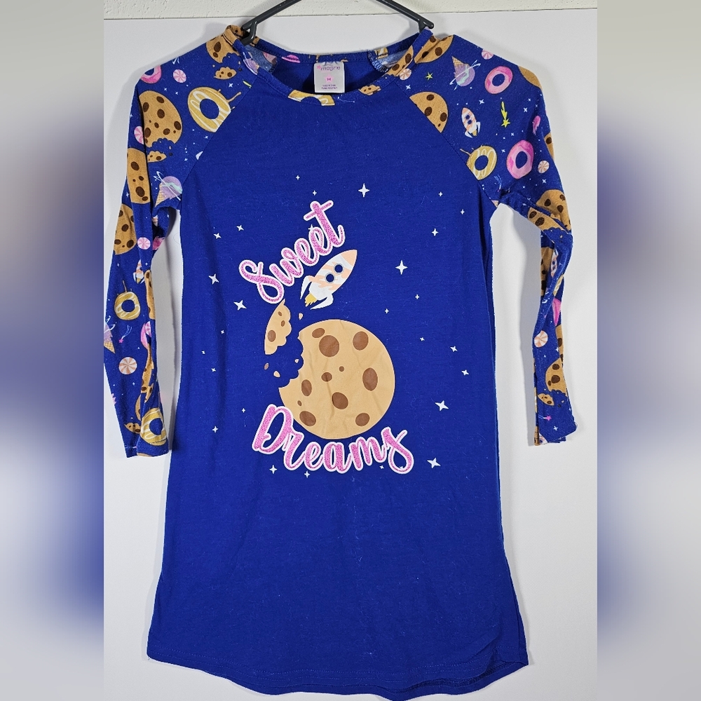 Blue Cookie Rocket Kids Pajamas Nightgown